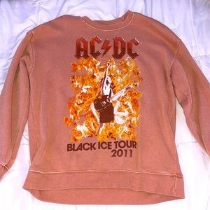 AC/DC Sweatshirt, Sandy color, Medium, From Buckle